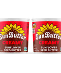 Sunbutter Creamy Sunflower Spread Peanut Free Non Allergen Two Five Pound Containers