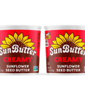 SunButter No Sugar Added Sunflower Seed Butter, 16 oz (6 Pack of 6) - Nut Free Spread with 7g Plant-Based Protein, Roasted Rich & Savory Flavor, Smooth Texture, Vegan, Kosher & Non-GMO