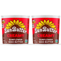 SunButter No Sugar Added Sunflower Seed Butter, 16 oz (6 Pack of 6) - Nut Free Spread with 7g Plant-Based Protein, Roasted Rich & Savory Flavor, Smooth Texture, Vegan, Kosher & Non-GMO