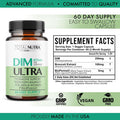 Dim Supplement: Dim Ultra 455Mg Diindolylmethane, Broccoli, Bioperine Natural Estrogen Blocker For Men, Female Hormone Balance For Women Menopause, Hormonal Acne, Pcos Support