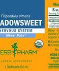 Herb Pharm Certified Organic Meadowsweet Liquid Extract for Minor Pain - 1 Ounce
