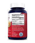NusaPure Super Calcium 1300mg with Vitamin D3 and Bioperine 240 Veggie Caps (Non-GMO & Gluten-Free)