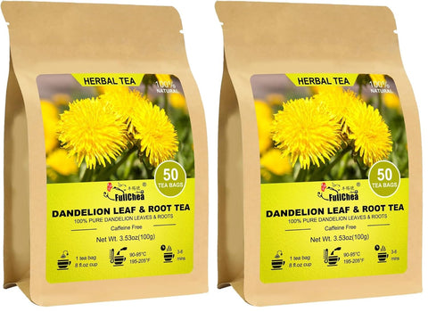 FullChea - White Mulberry Leaf Tea, 40 Teabags Ã¢â‚¬â€œ 100% Pure Dried Mulberry Tea Ã¢â‚¬â€œ Slightly Sweet & Refreshing - Non-GMO - Caffeine-Free - Support Wellness & Improve Digestion