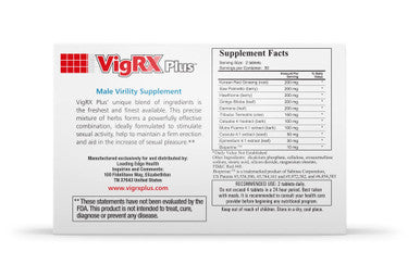 VigRX Plus Male Virility Herbal Dietary Supplement Pill 60 Tablets