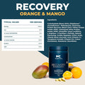 Kinetica Kinetica Recovery Powder Post Exercise Hydration MUScle Repair And Energy Store Replenisher 20 Servings Orange And Mango 1.5Kg