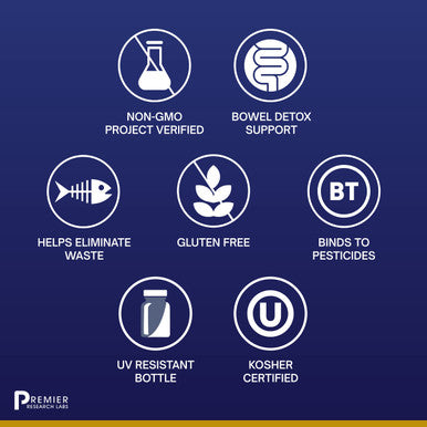 Premier Research Labs Medi-Clay-Fx - Premier Calcium Clay - Detoxification Support - Unique Smectite Form - Pure Vegan - Kosher
