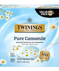 Twinings Lemon & Ginger, Caffeine-Free Herbal Tea Bags, 100 CT Box (1 Pack) | Spicy & Tangy, Ginger, Lemon Peel, Lemongrass, Blackberry Leaves, Soothe Digestion, 100 Foil Lined Individually Wrapped Bags