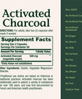 Nature's Bounty Activated Charcoal Dietary Supplement To Support A Healthy Lifestyle 260 Mg 100 Capsules