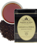 Harney & Sons Herbal Hot Cinnamon Spice Rooibos Tea Tin, 4 oz | Caffeine-free rooibos with cinnamon, orange peel, and cloves. No sugar added.