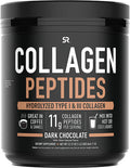 Sports Research Collagen Powder Supplement Vital for Healthy Joints Bones Nails Hydrolyzed Protein Peptides Great Keto Friendly Nutrition for Men Women Chocolate 22.72 Oz