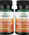 Swanson Betaright Beta Glucans 250 Milligrams 60 Capsules (2 Pack)