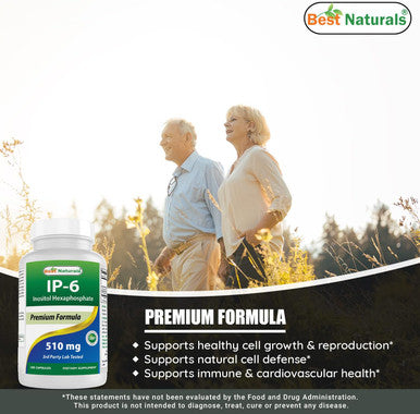 Best Naturals IP-6 510 mg 180 Capsules