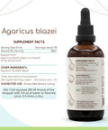 Agaricus Blazei B120 Alcohol-Free Herbal Extract Tincture, Concentrated Liquid Drops Natural Agaricus Blazei (Agaricus Blazei Mur