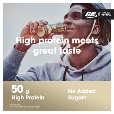 Optimum Nutrition On High Protein Shake Bottles Vanilla 12X500Ml