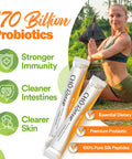 AFC Japan Cho Renew -170 Billions Patented Probiotics, 3X More Effective, with Silk Peptide & Fiber, for Clearer Skin, Stomach Resistant, No Need for Refrigeration, 15 sachets