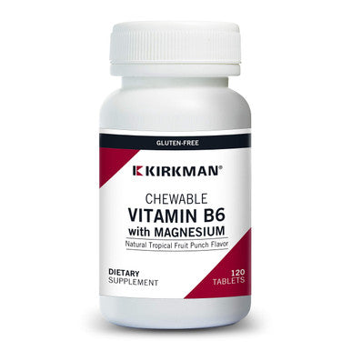 Kirkman B-6/Magnesium Vitamin/Mineral Chewable 120 Wafers