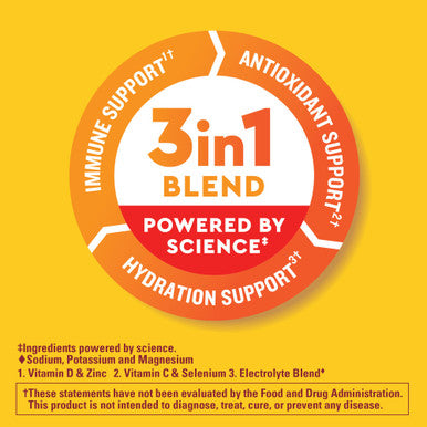 Nature Made Wellblends Immunemax Fizzy Drink Mix Vitamin C 1500Mg Zinc 15 Mg Vitamin D3 1000 Iu (25 Mcg) Plus B Vitamins And Electrolytes Hydration Blend 30 Stick Packs