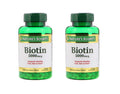 Set Of 2 Nature'S Bounty Biotin 5000 Mcg 150 Softgels