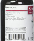 Kroeger Herb Liver Formula Combinations, 100 Count