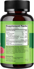 NATURELO Vegan D3 Gummies for Bone, Teeth, & Immune Health - 2000 IU Vitamin D3 - Plant-Based Whole Food Supplement - 60 Vegan-Friendly Gummies