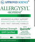 Approved Science Allergysyl Lower Intensity of Seasonal Allergies Boost Immunity Rich in Antioxidants Vegan Friendly 60 Capsules Made in USA