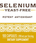 Nature'S Way Selenium 200 Mcg; L-Selenomethionine; 100 Capsules