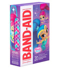 Band-Aid Brand Nickelodeon Shimmer And Shine Bandages, 20 Assorted Sizes Per Box (3 Pack)