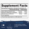 Gaspari Nutrition ZM-Complex: Nighttime Muscle Recovery and Healthy Sleep Support for Men and Women - Zinc, Magnesium, Vitamin B-6, 90 Capsules