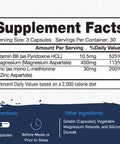 Gaspari Nutrition ZM-Complex: Nighttime Muscle Recovery and Healthy Sleep Support for Men and Women - Zinc, Magnesium, Vitamin B-6, 90 Capsules
