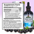 Nature'S Answer Ionic Zinc Immune with Black Elderberry 4 oz Extract with Slippery Elm Echinacea Astragalus Sage 160 Servings per Bottle