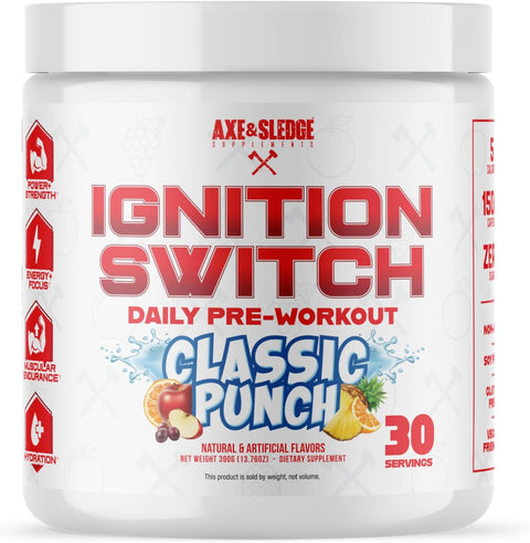 Axe & Sledge Ignition Switch Preworkout Fresh Lemonade