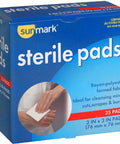 Sunmark Sterile Pads 3 Inches 25 each By Sunmark