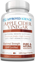 Approved ScienceApple Cider Vinegar with Mother and Piperine Helps Detoxify Boost Metabolism Reduce Inflammation 1 Vegan Friendly Bottle