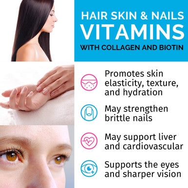 Liquid Collagen Peptides For Women - Complex With Biotin Vitamin, Hydrolyzed Keratin Protein And Saw Palmetto - Comprehensive Formula For Hair, Skin, And Nails Wellness - 2Fl Oz (Pack Of 2)