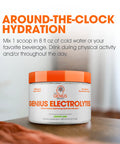 Genius Electrolytes Powder Drink Mix, Lemon Lime, 30 Servings - Hydration Booster & Endurance Supplement with Potassium, Magnesium & Zinc - Free & No Sweeteners or Dyes