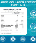 Drfoster Marine Collagen Peptides Powder With Msm Gc Multi Type I & Iii Collagen With Hyaluronic Acid Vitamin C & E For Skin Hair & Nails Wild-Caught Fish 50 Servings