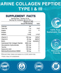 Drfoster Marine Collagen Peptides Powder With Msm + Gc Multi Type 50 Servings