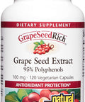 Natural Factors GrapeSeedRich Grape Seed Extract Antioxidant Support for Healthy Inflammatory Response 120 Capsules