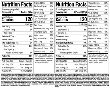 Nutrisystem Chocolate Fudge and Sweet Vanilla Turbo Protein and Probiotic Shake Mix, Meal Replacement Shake, 15g of Protein, 21 Vitamins and Minerals, 25 Servings