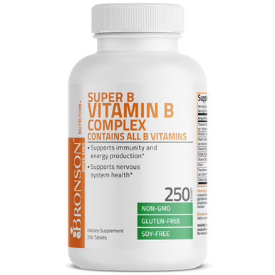 Bronson Vitamin B Complex 250 Tablets