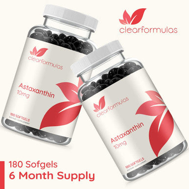 Algae Based Astaxanthin Supplement - Rapid Release Astaxanthin 10Mg Non-Gmo Super Potent Antioxidant And Carotenoid For Skin Immunity And Eye Health Support - Made In A Cgmp Us Lab (6 Month Supply)