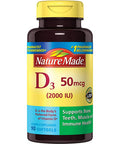 Nature Made D Vitamin 2000 Iu Liquid Softgels 90 Capsules (Pack Of 3)3
