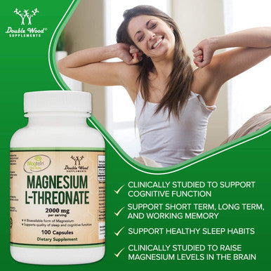 Magnesium LThreonate Magtein and Alpha GPC Bundle Two Essential Nutrients Choline and Magnesium for Cognitive Function Support