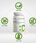 Deal Supplement DIM Supplement 300mg 240 Caps 4 Months Supply Diindolylmethane DIM Plus Black Pepper Extract