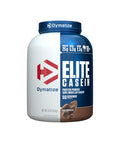 Dymatize Elite Casein Protein Powder Chocolate 100% Micellar Casein 25g Protein 5.4g BCAAs 2.3g Leucine Slow Absorbing for Overnight Muscle Recovery 4 lb (50 Servings)