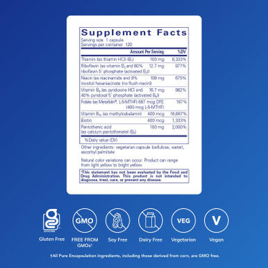 Pure Encapsulations B Complex Plus 120 vcaps