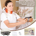 Pain Relief Deep Tissue Shiatsu Neck Massager With Heat Neck Back Shoulder Electric Kneading Massager Perfect Gifts For Dad Mom (Cat Claw Shape Kneading Massage)