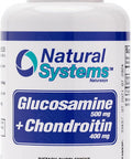 Natural Systems Glucosamine Plus Chondroitin 60 Capsules By Natural Systems - Joint Support Supplement With Glucosamine Chondroitin Capsules - Glucosamine Active Joint Supplements - Vegan Glucosamine Chondroitin.