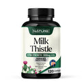 Built Nature Milk Thistle 1000Mg - Liver Detox Supplement With Silymarin Extract & Dandelion Root Gentle Herbal Liver Cleanse For Men & Women - Liver Health Support - Non-Gmo - 120 Veggie Capsules