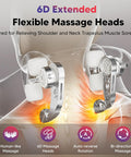 Arboleaf 6D Neck Massager For Pain Relief Deep Tissue Shiatsu Shoulder Massager With Heat Cordless Kneading Massager For Neck, Back, Leg, For Mom Dad, Fsa And Hsa Eligible